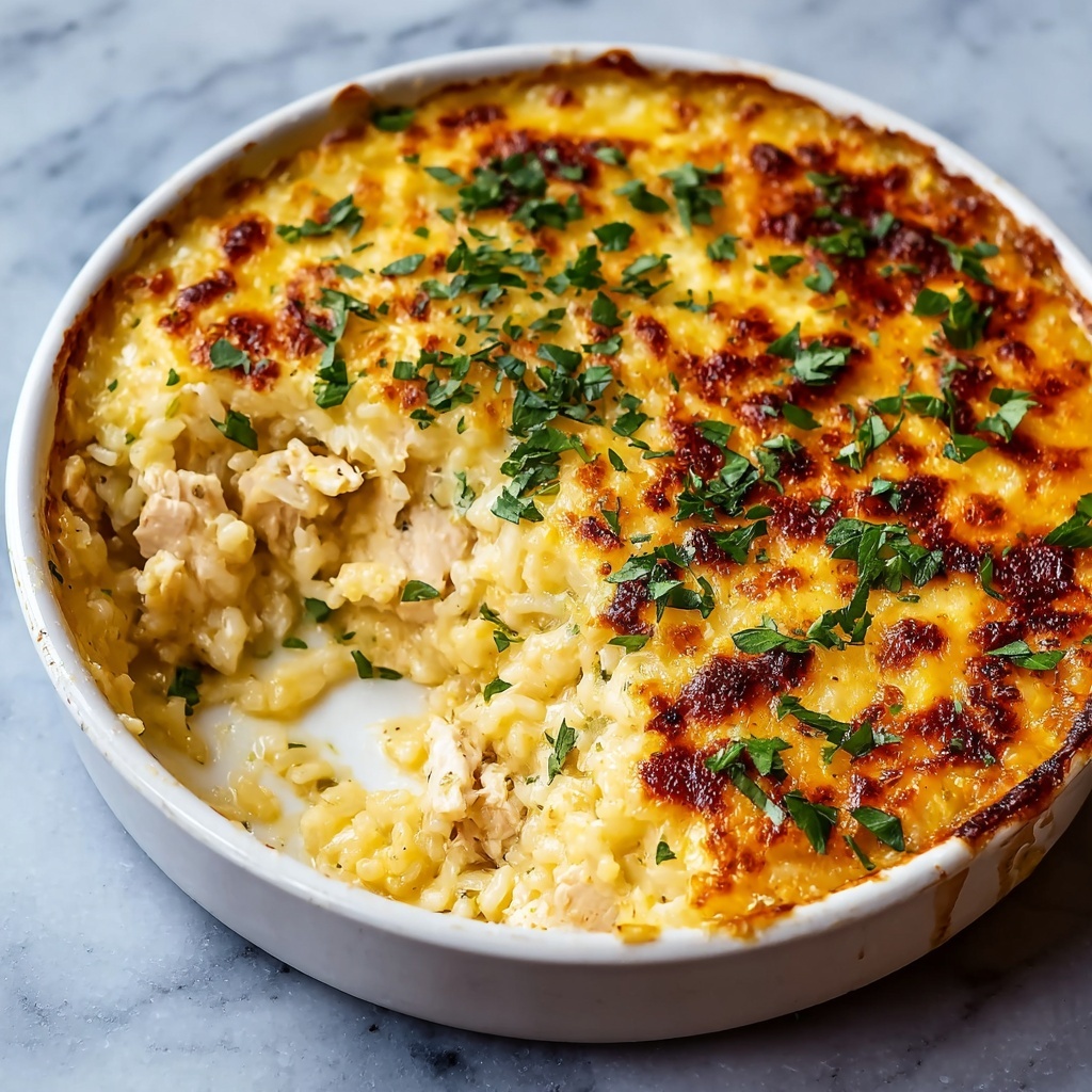 Chicken Cauliflower Rice Casserole Recipe - Recipe Image
