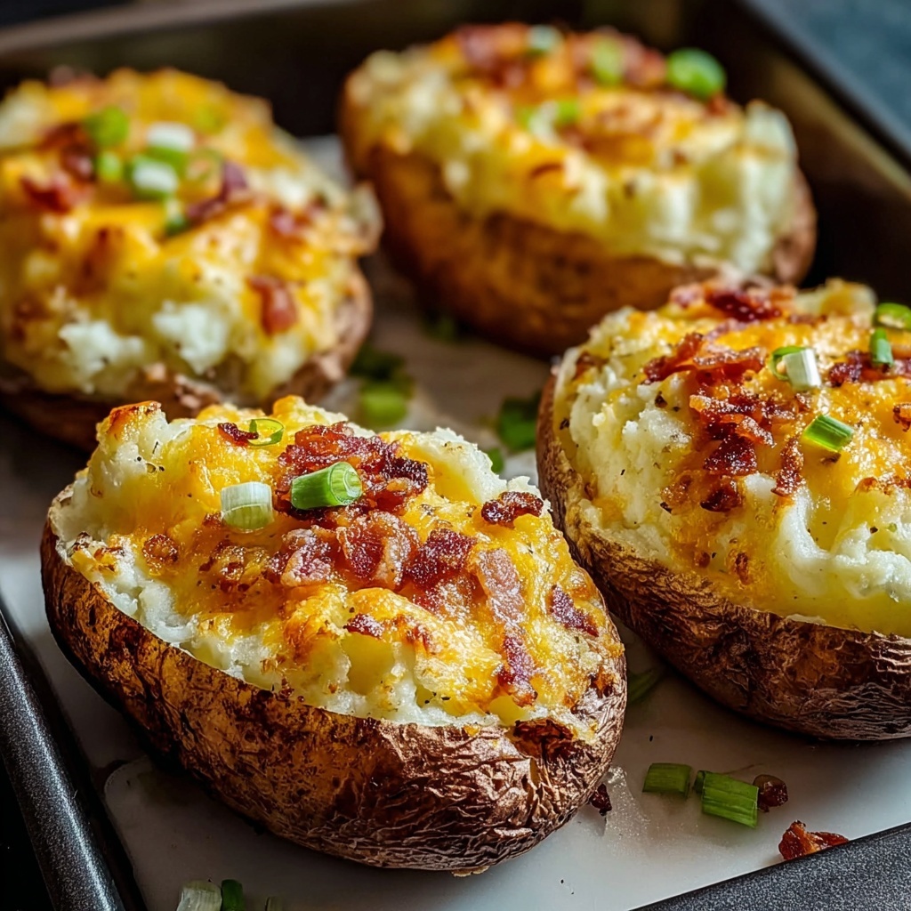 Baked Potatoes in the Oven (Stuffed Jacket Potatoes) Recipe - Recipe Image