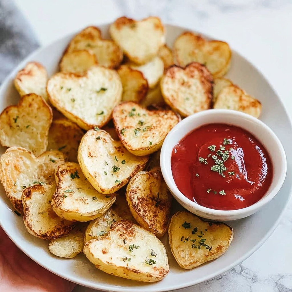 Valentine's Day Roasted Potato Hearts Recipe - Recipe Image