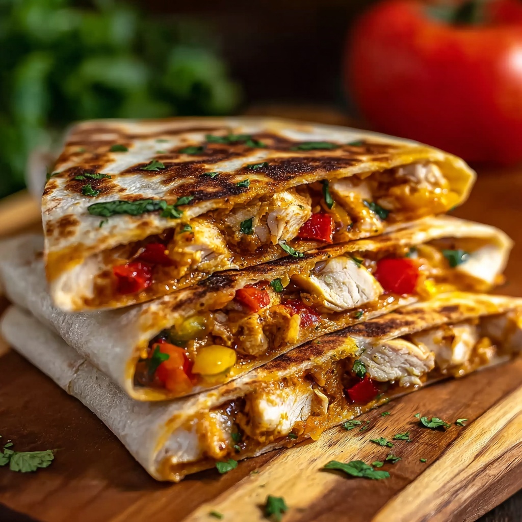 Chicken Fajitas Quesadillas Recipe - Recipe Image