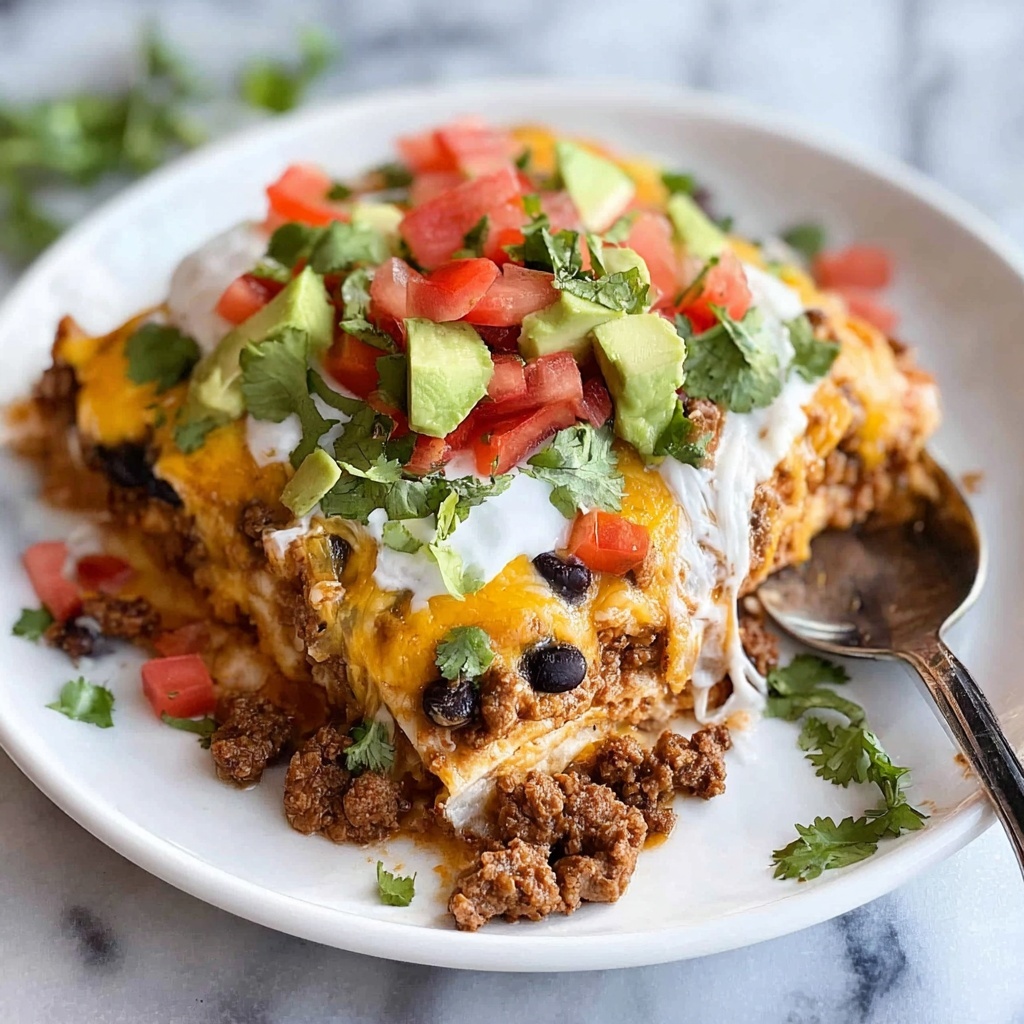 Low Carb Taco Casserole Recipe - Recipe Image