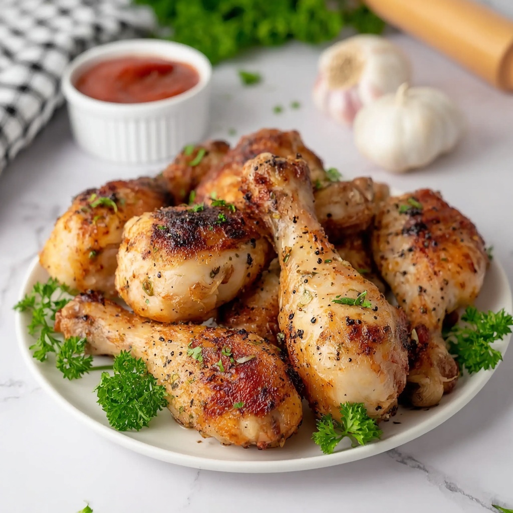 Oven Baked Chicken Drumsticks Recipe - Recipe Image