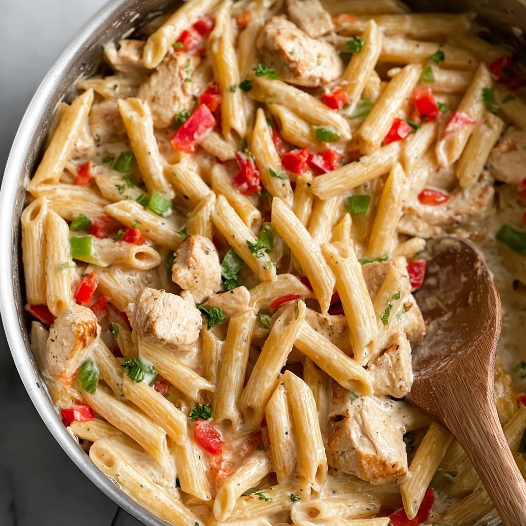 One Pot Creamy Cajun Chicken Pasta Recipe - Recipe Image