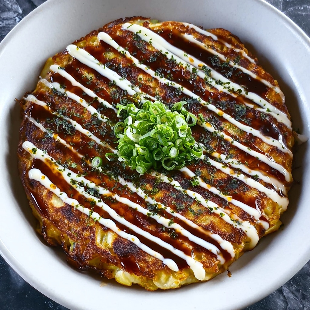 Okonomiyaki – Japanese Pancakes Recipe - Recipe Image