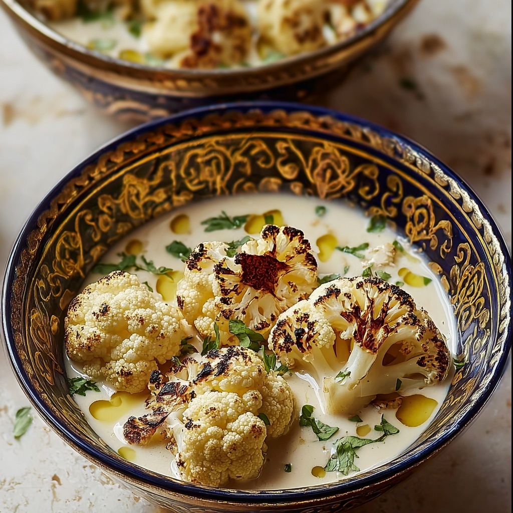 Mediterranean-Style Cauliflower Soup Recipe - Recipe Image