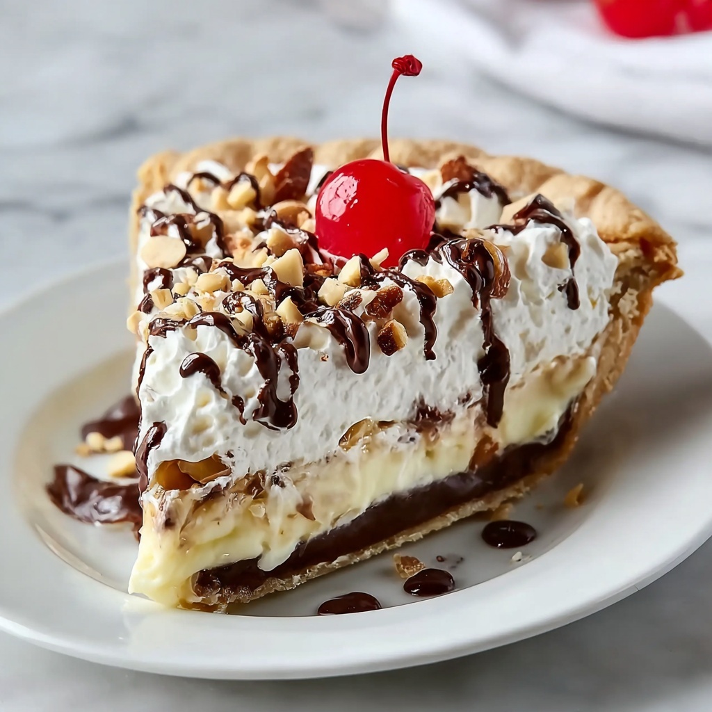 Banana Split Pie Recipe - Recipe Image