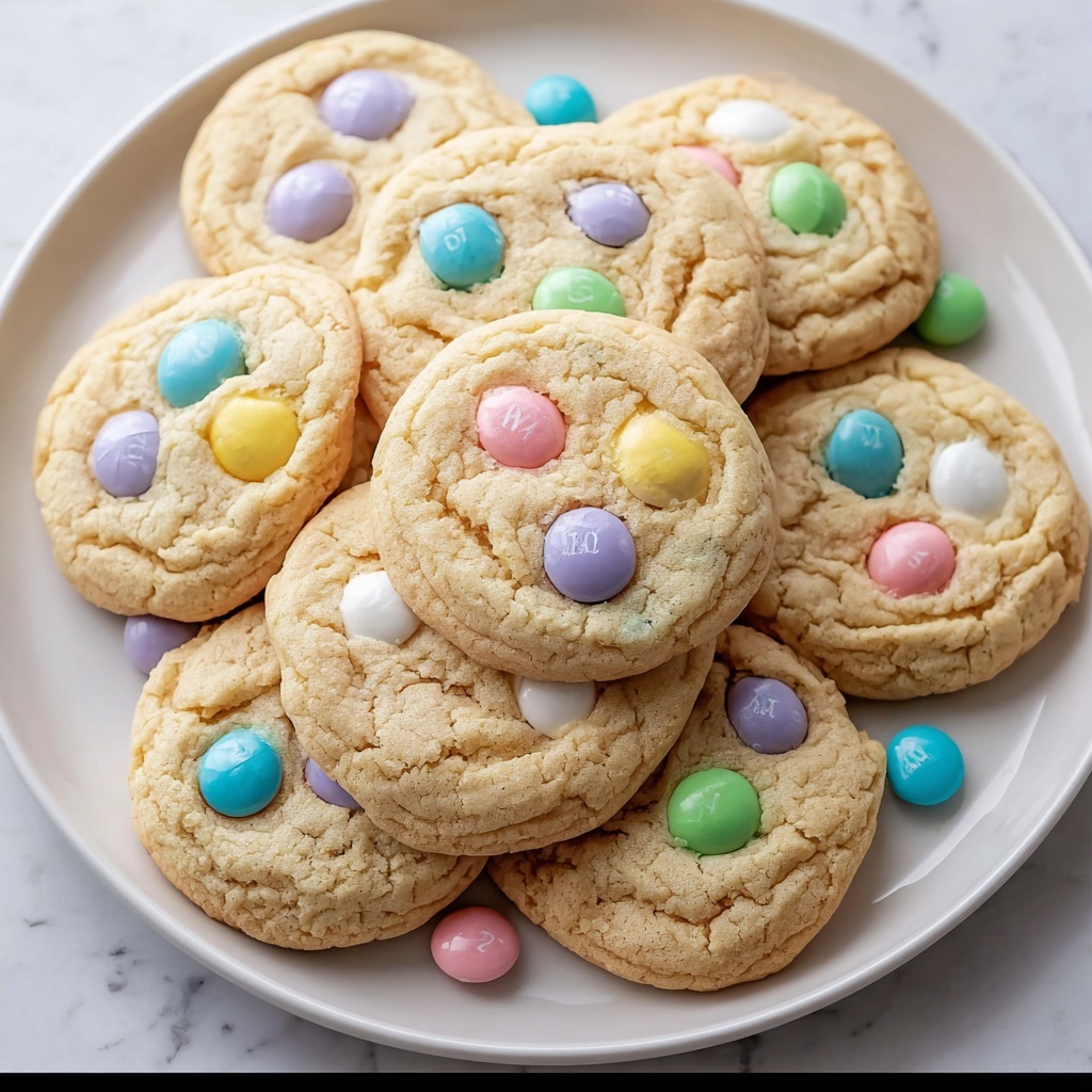 Easter M&M Cookies Recipe - Recipe Image