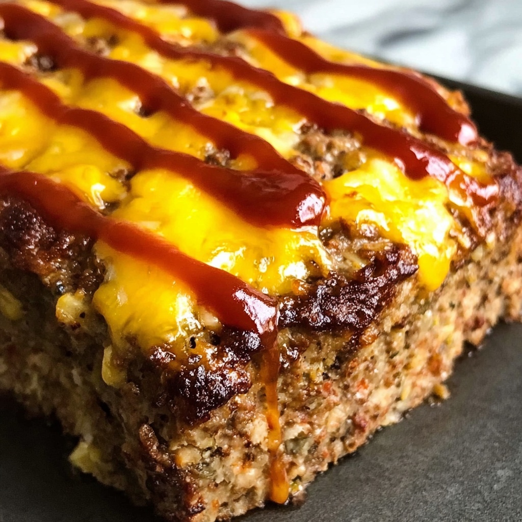 Cheeseburger Meatloaf Recipe - Recipe Image