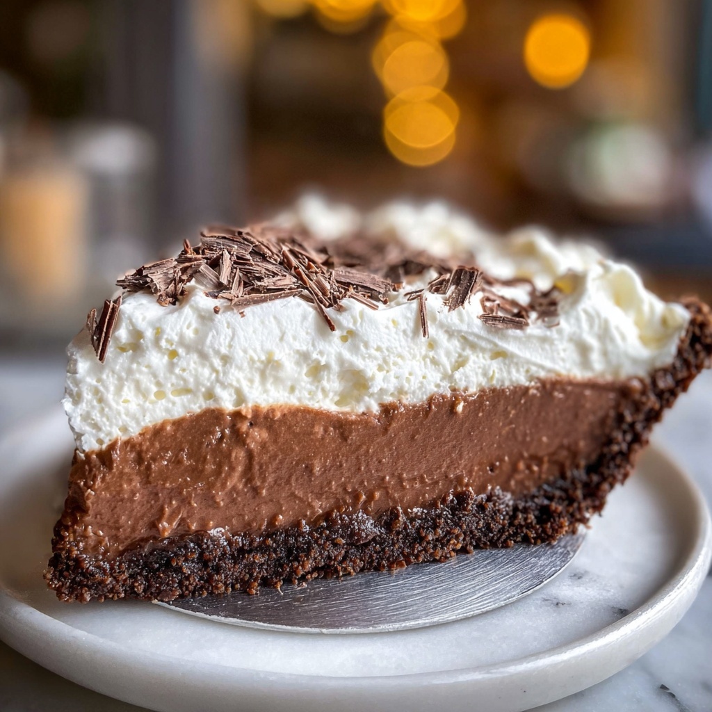 Chocolate Mousse Pie Recipe - Recipe Image