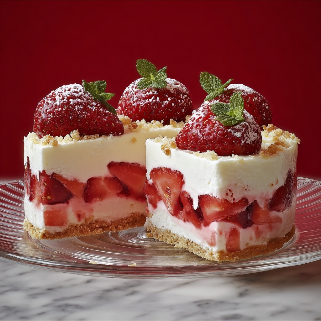 Cheesecake Deviled Strawberries Recipe - Recipe Image