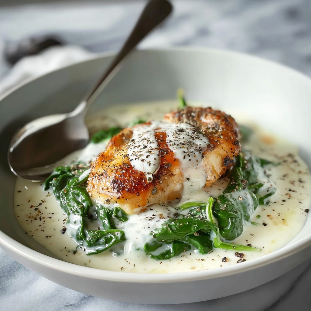 Creamy Chicken Florentine Recipe - Recipe Image