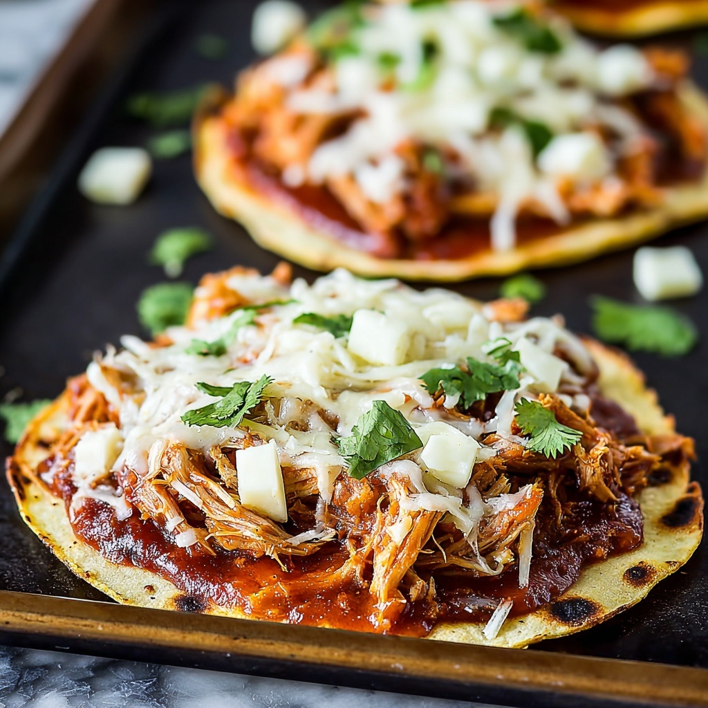 BBQ Chicken Tostadas Recipe - Recipe Image