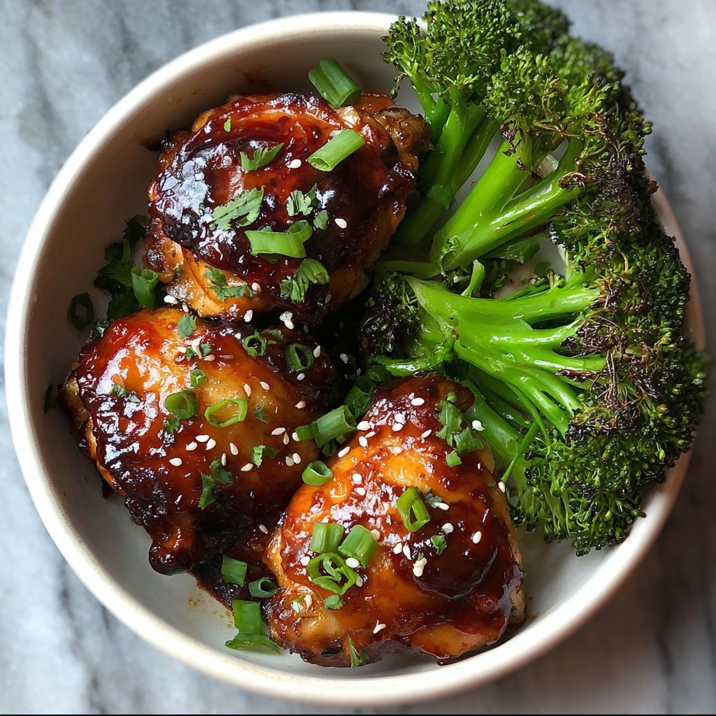 Easy Soy Garlic Chicken Thighs Recipe - Recipe Image