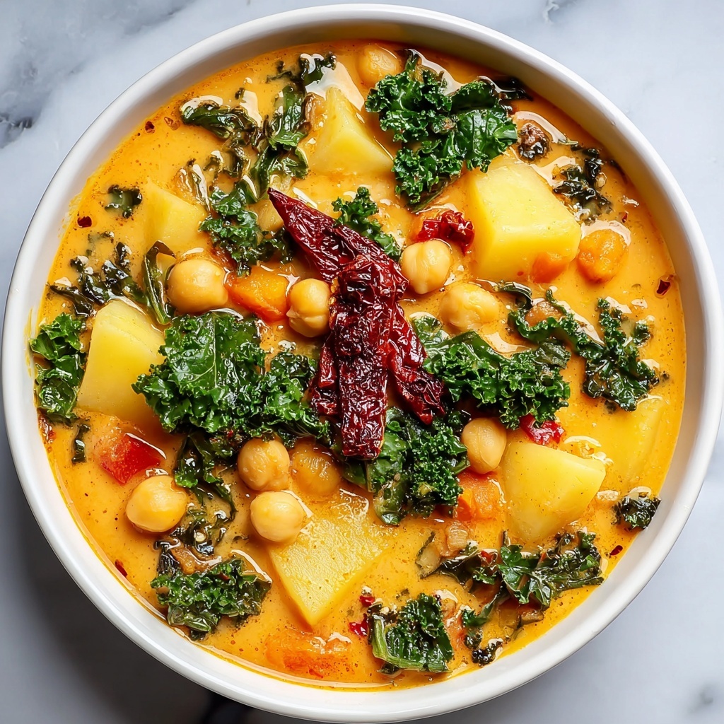 Creamy Tuscan Chickpea Soup Recipe - Recipe Image