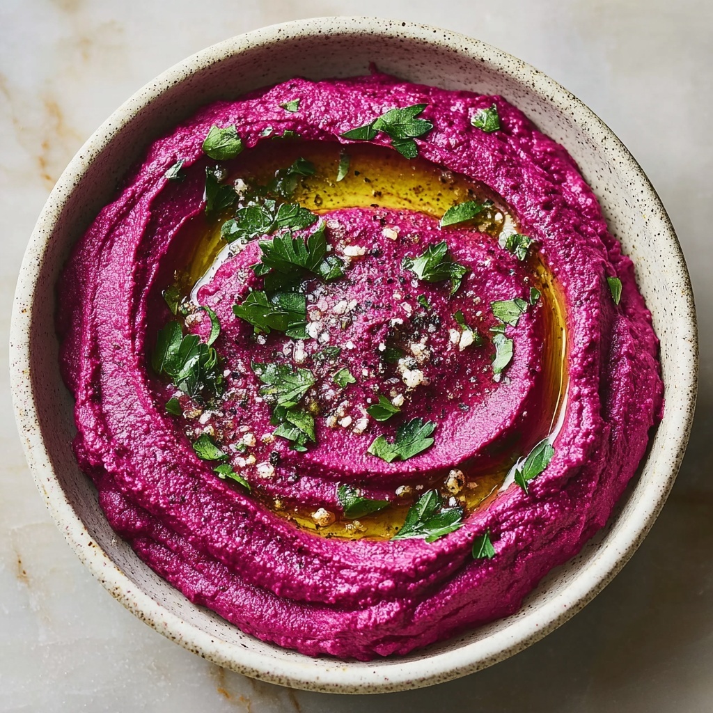 Beet Hummus Recipe - Recipe Image