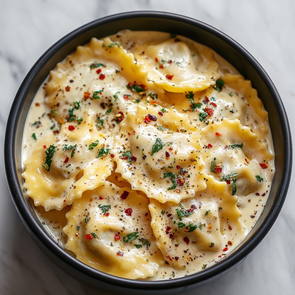 Creamy Crockpot Tortellini Recipe - Recipe Image