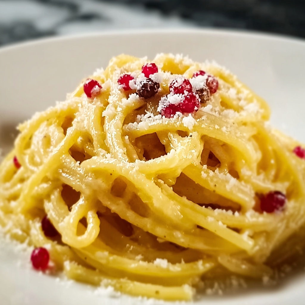 Stanley Tucci’s Pasta Carbonara: A Creamy Italian Delight Recipe - Recipe Image