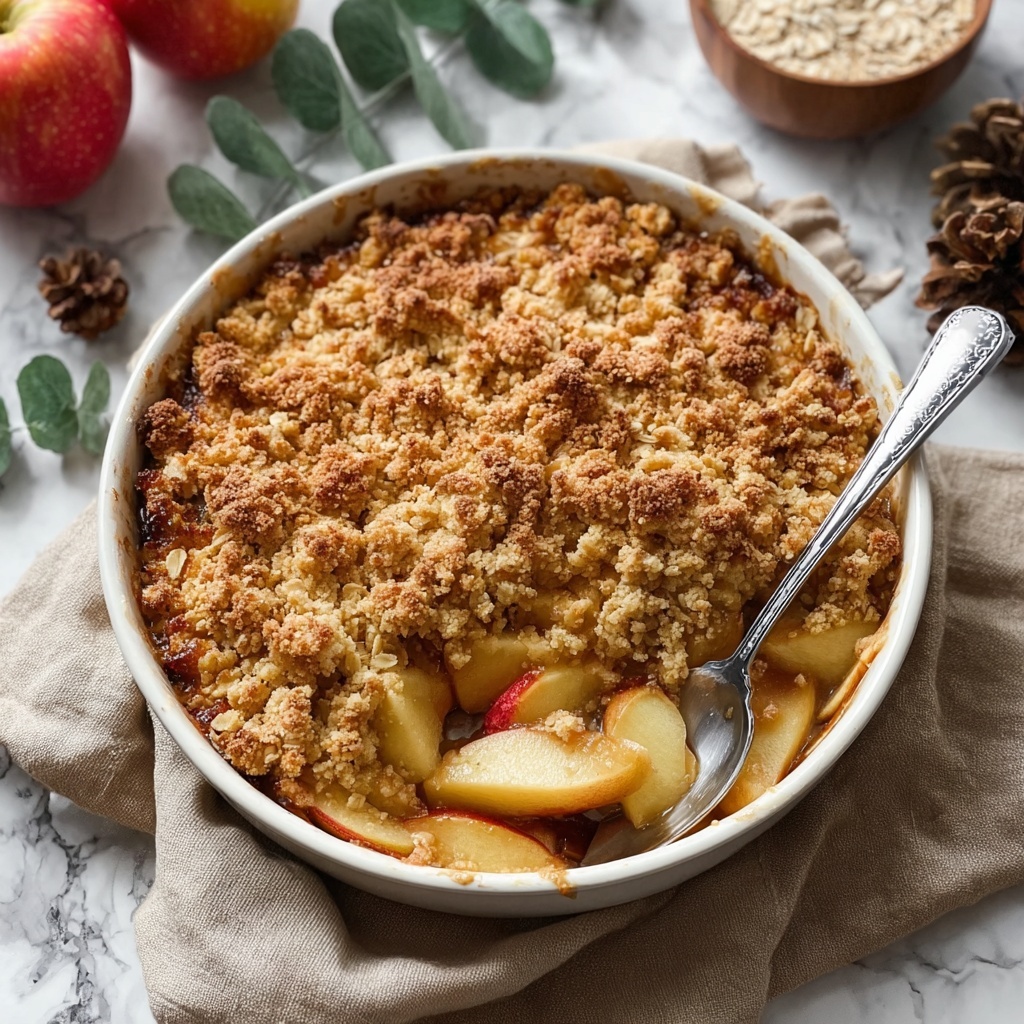 Healthy Breakfast Apple Crumble Recipe - Recipe Image