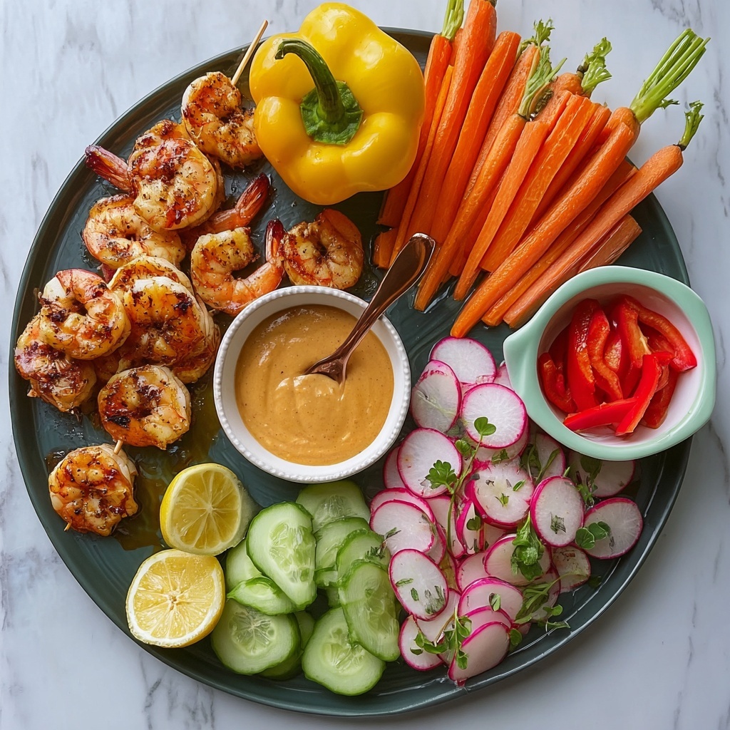 Old Bay Rémoulade with Crudités and Shrimp Recipe - Recipe Image