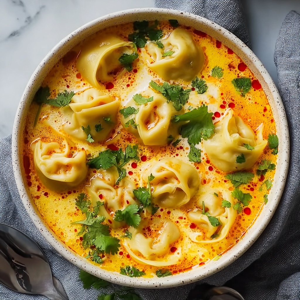 Thai Coconut Curry Dumpling Soup Recipe - Recipe Image