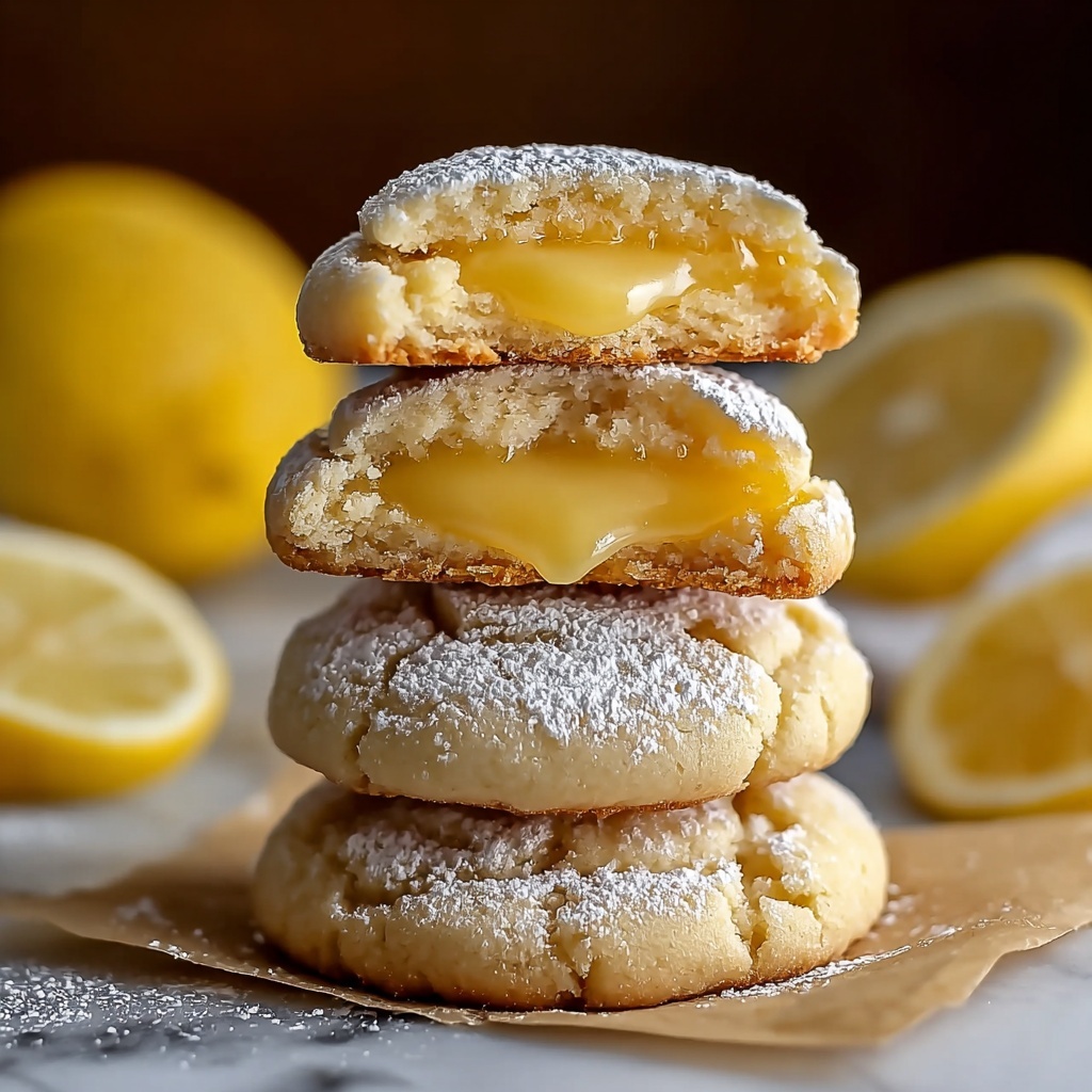 Stuffed Lemon Cookies Recipe - Recipe Image