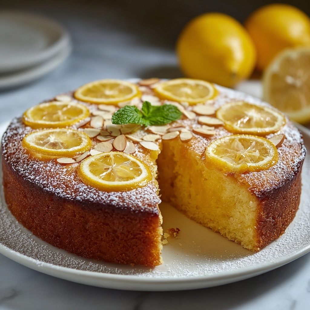 Delightful Citrus Almond Cake Recipe - Recipe Image