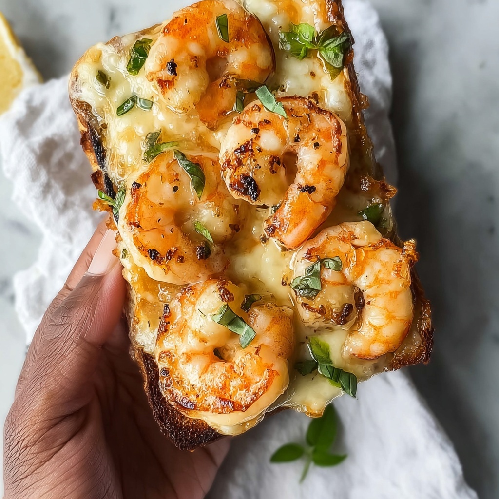 Savor Shrimp & Jumbo Lump Crab Garlic Bread Bliss Recipe - Recipe Image