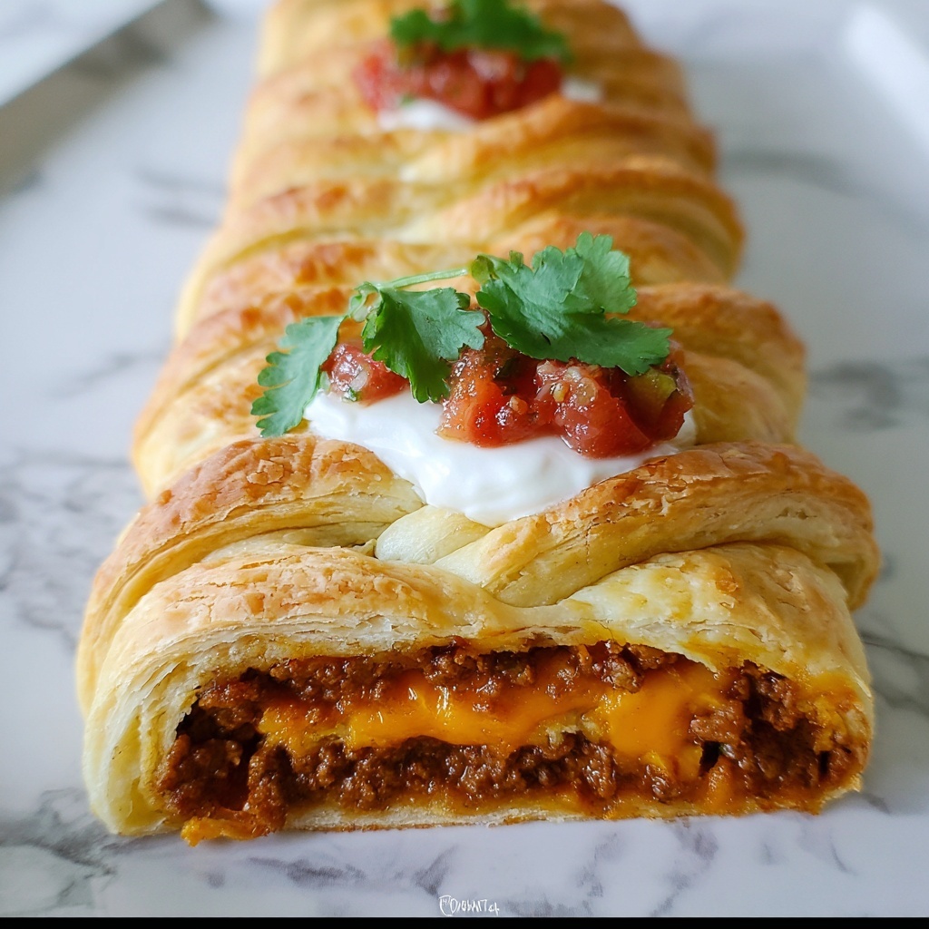 Taco Braid Recipe - Recipe Image