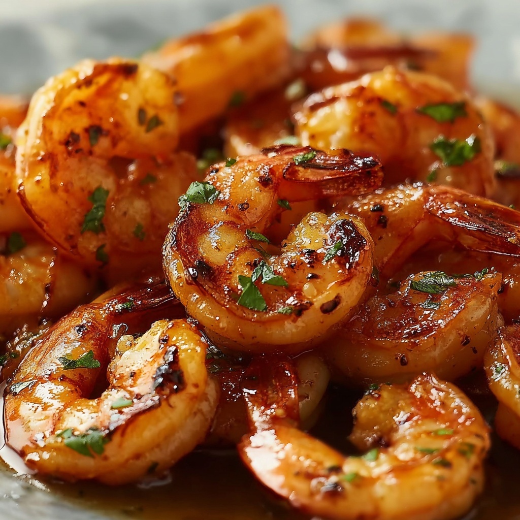 High Protein Honey Garlic Shrimp Recipe - Recipe Image