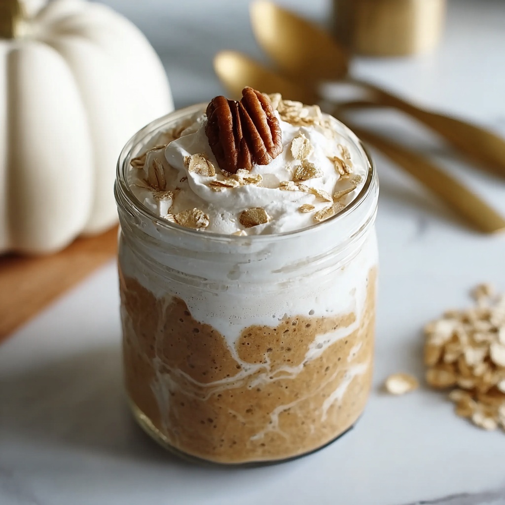 Fall in Love with Pumpkin Spice Overnight Oats Bliss Recipe - Recipe Image