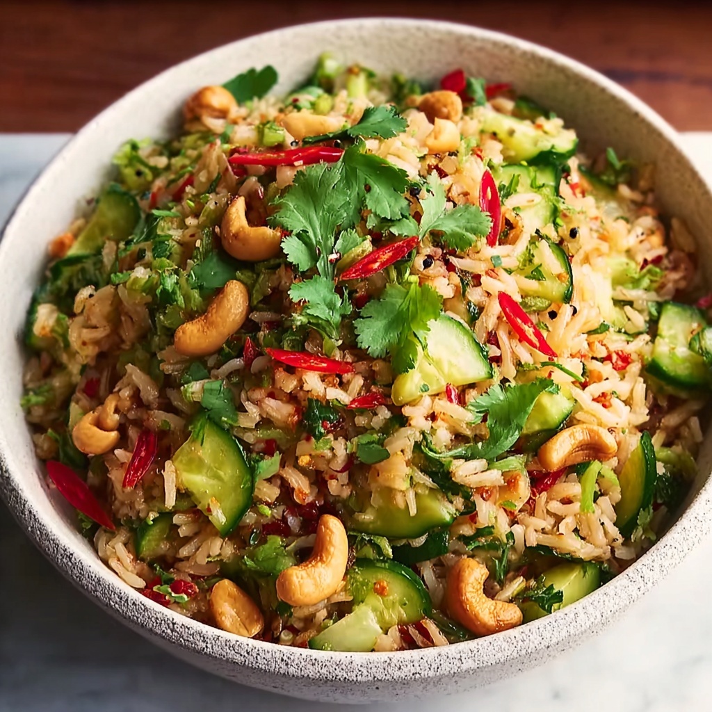 Crispy Rice Salad with Peanut-Chili Dressing Recipe - Recipe Image