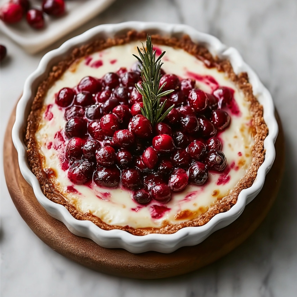 Baked Cranberry Cream Cheese Dip: Your New Holiday Favorite Recipe - Recipe Image