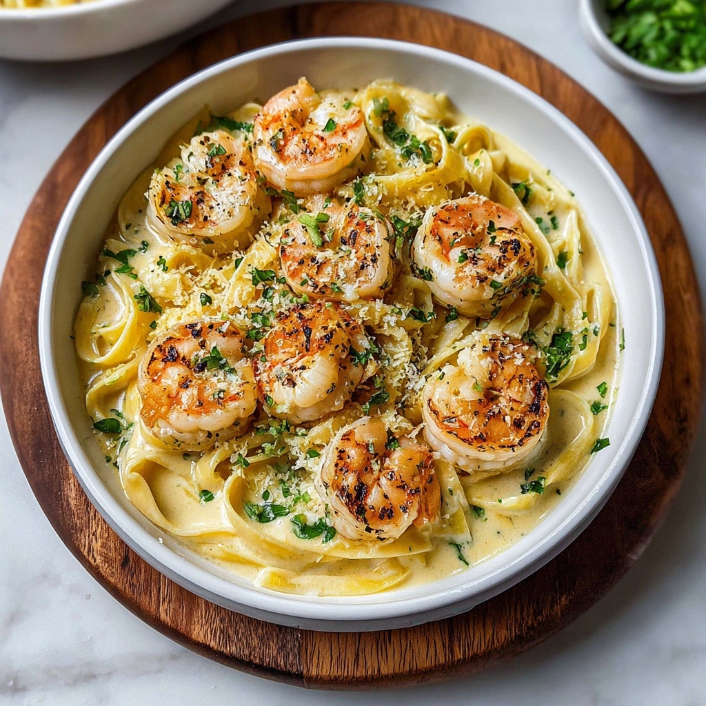 Classic Shrimp Alfredo Recipe - Recipe Image