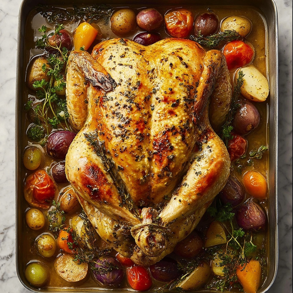 Juicy Roasted Chicken Recipe - Recipe Image