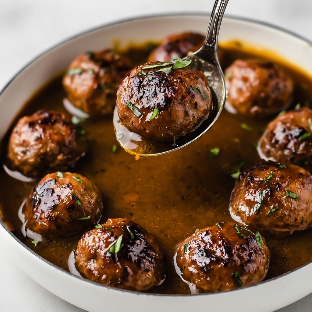 Salisbury Steak Meatballs Recipe - Recipe Image