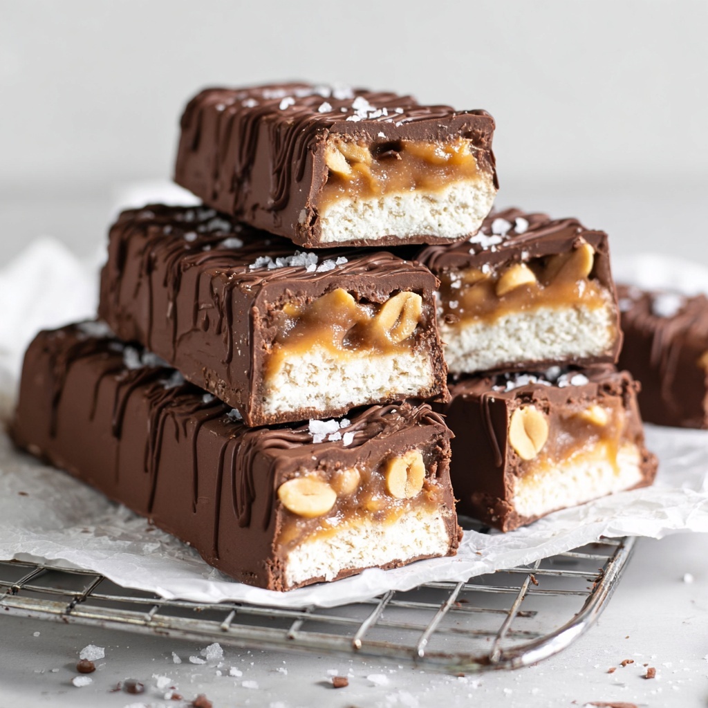 Vegan Snickers Ice Cream Bars Recipe - Recipe Image