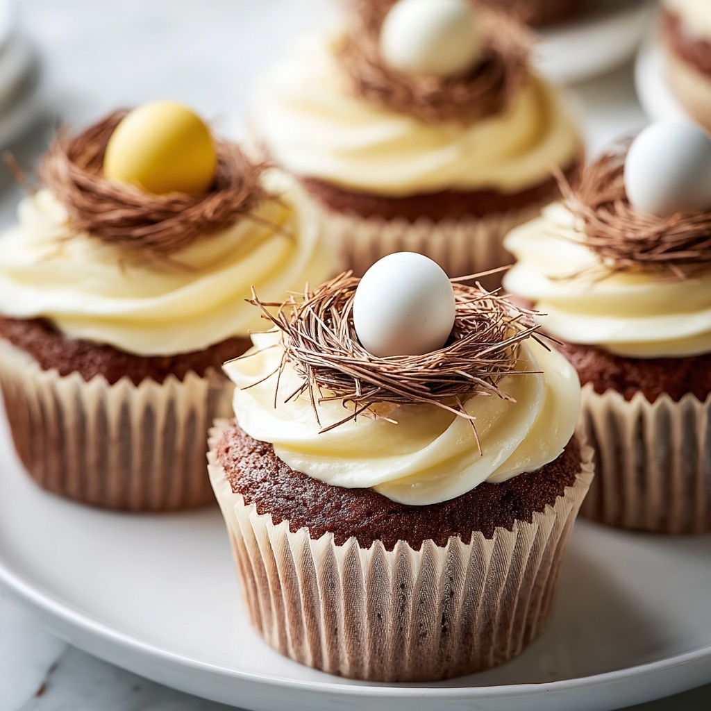 Bird's Nest Cupcakes Recipe - Recipe Image