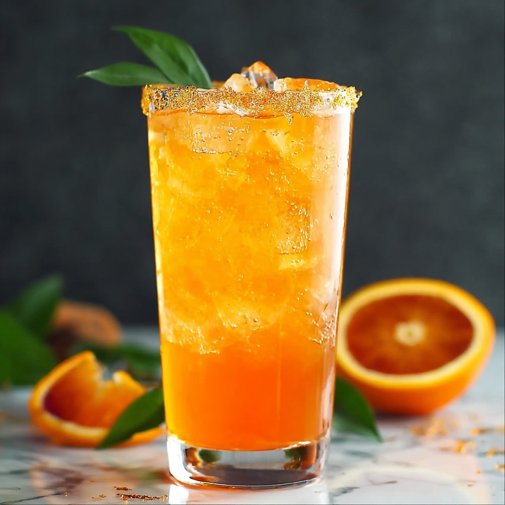 Golden Hour Peach Lemonade Recipe - Recipe Image