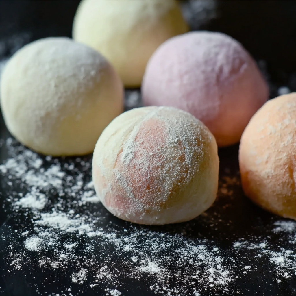Microwave Mochi: Soft and Chewy Japanese Rice Cake Recipe - Recipe Image