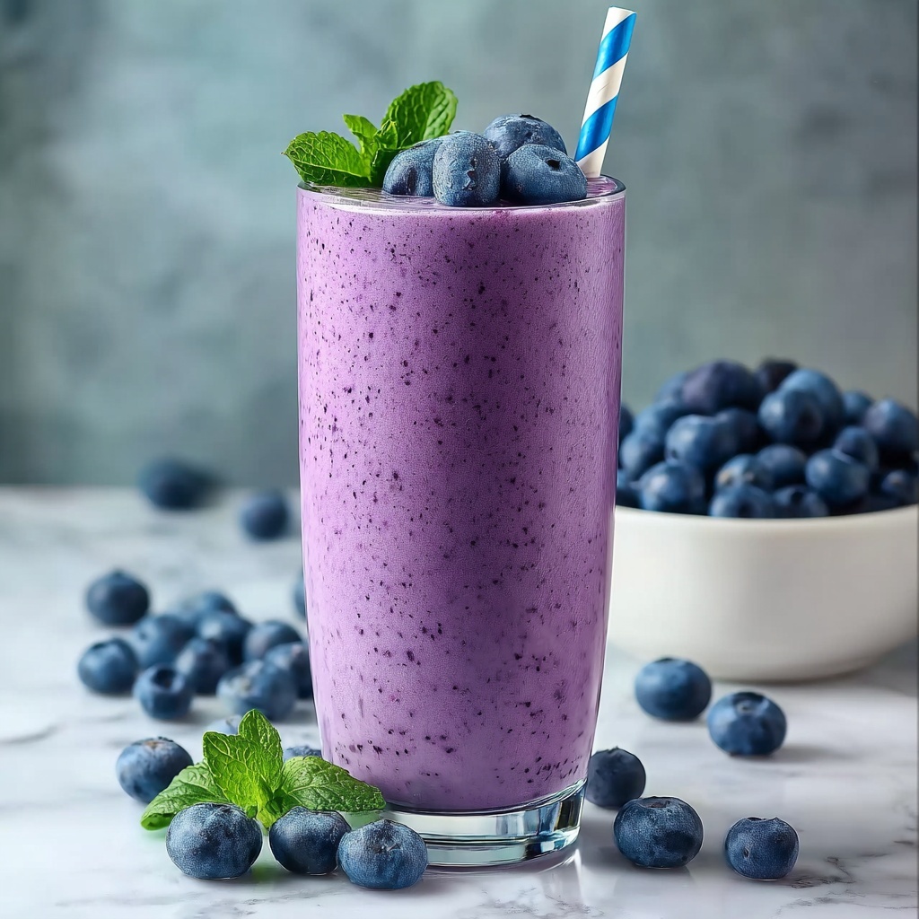 Blueberry Protein Shake Recipe - Recipe Image