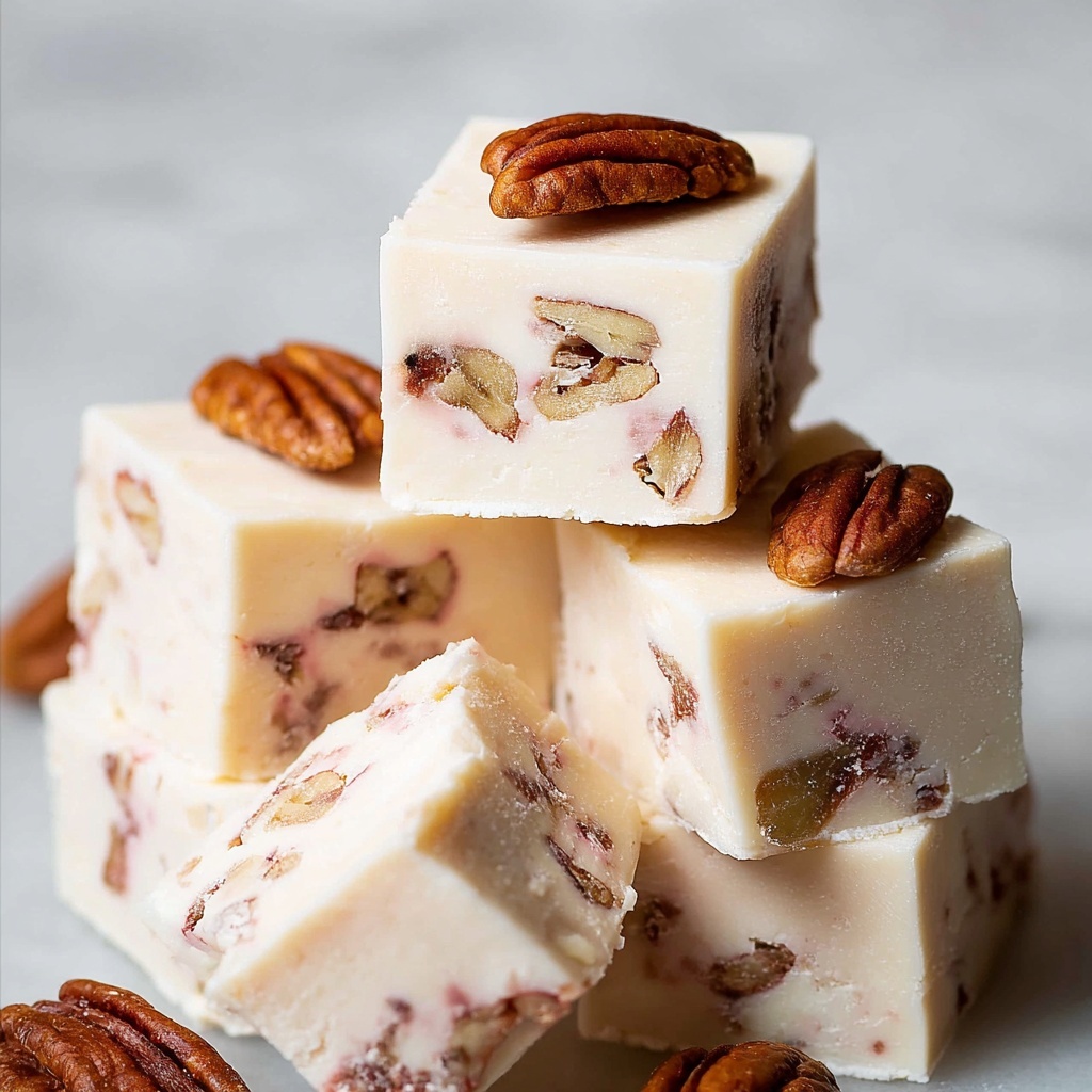 Strawberry Pecan Fudge Recipe - Recipe Image