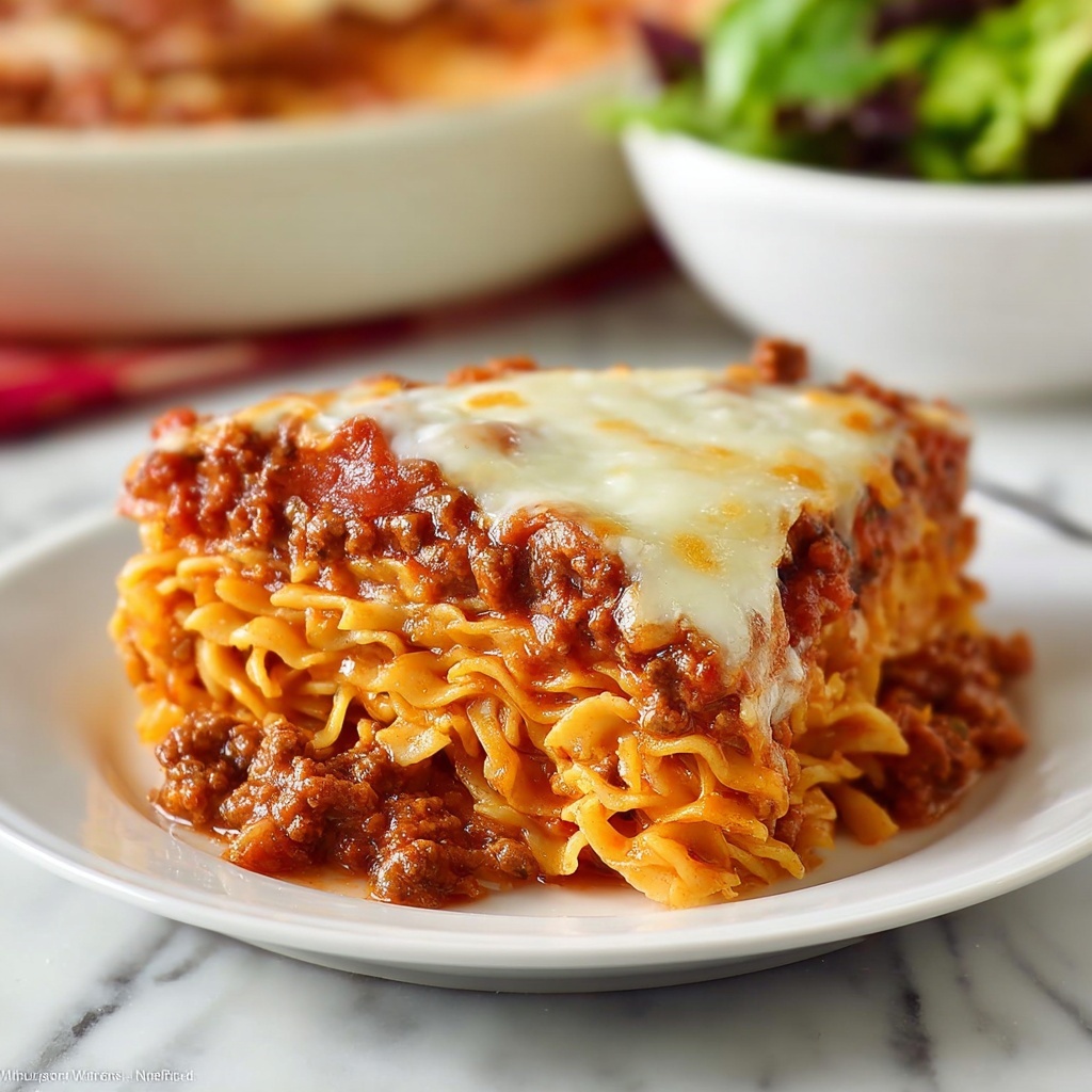 Spaghetti Pie Recipe - Recipe Image