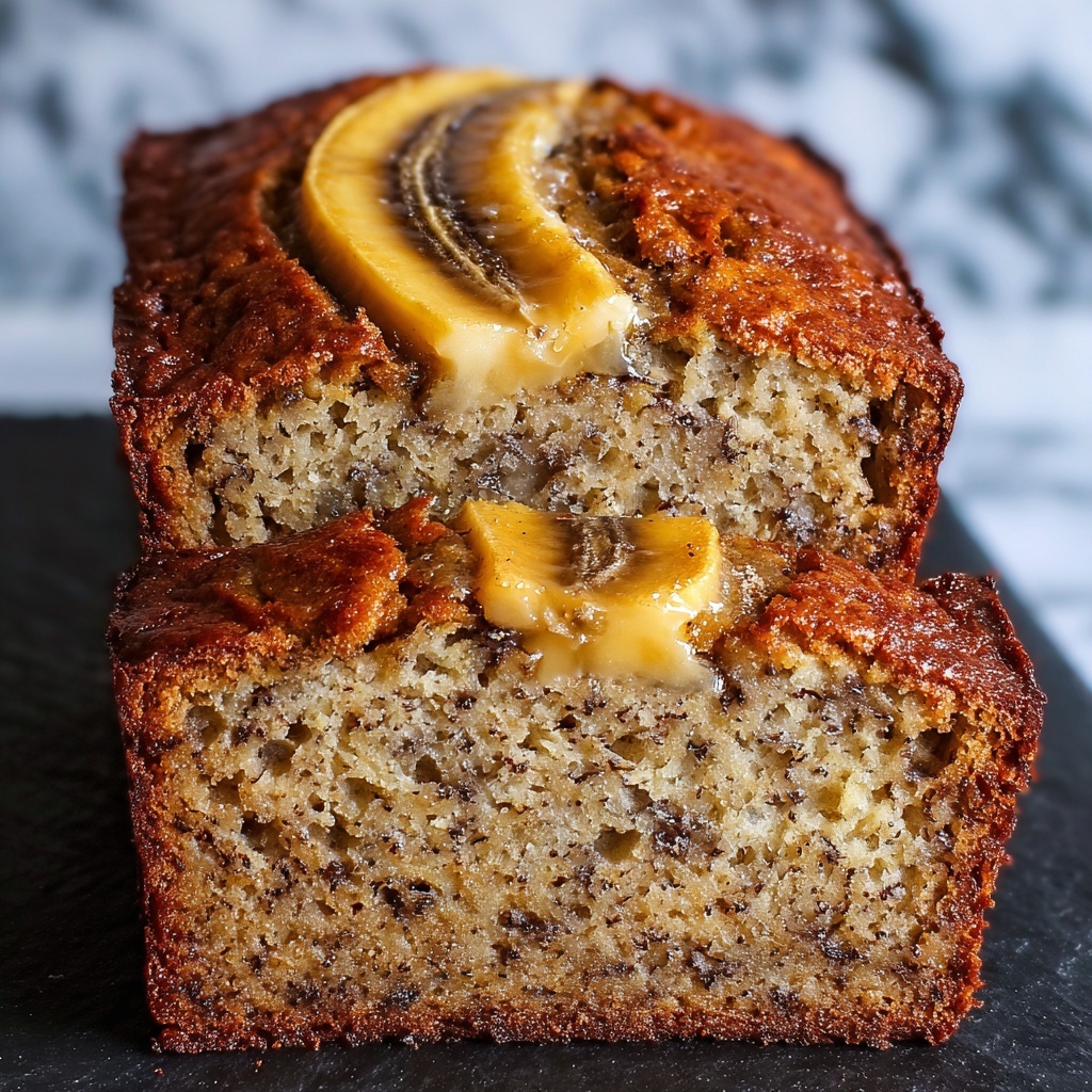 Cream Cheese Banana Bread Recipe - Recipe Image