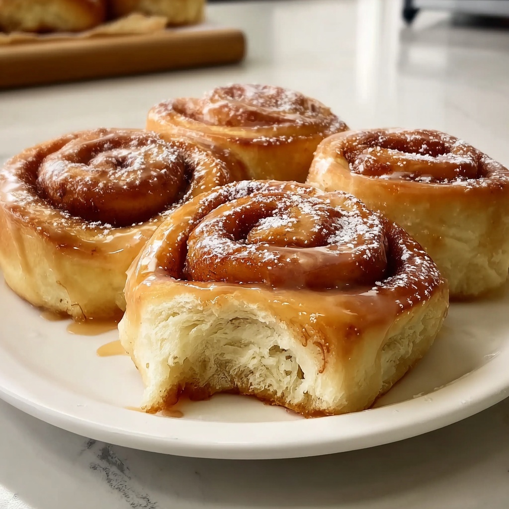 Eggnog Cinnamon Rolls Recipe - Recipe Image