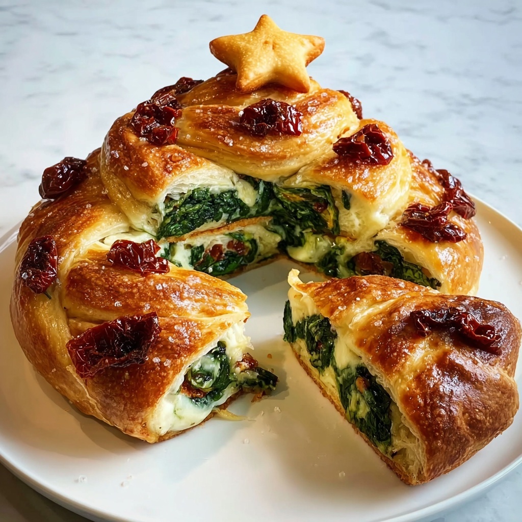 Christmas Tree Stuffed Bread: 7 Festive Flavors Await Recipe - Recipe Image
