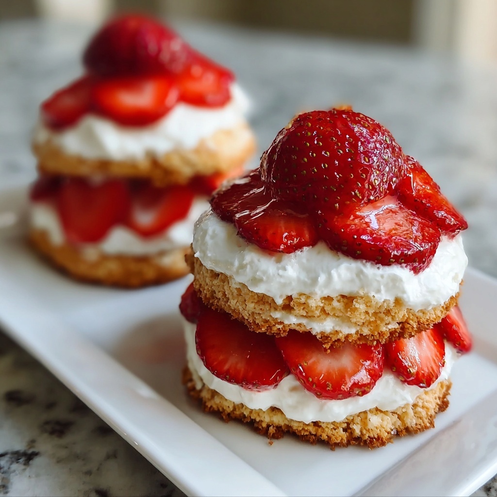 Easy Strawberry Shortcake Stacks: 5 Flavors to Enjoy Today Recipe - Recipe Image