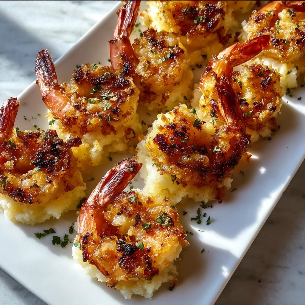 Stuffed Shrimp with Crab and Parmesan Recipe - Recipe Image