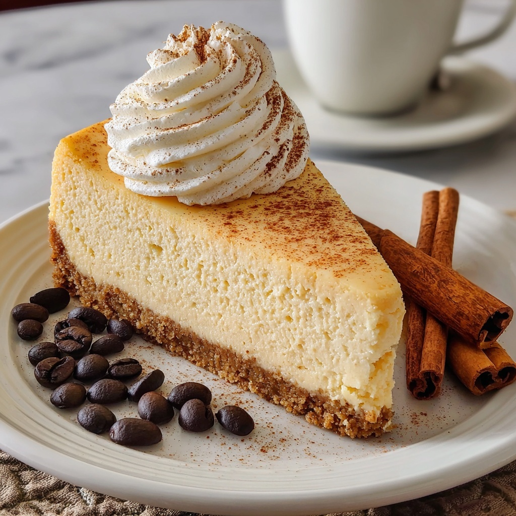 Pumpkin Spice Latte Cheesecake Recipe - Recipe Image