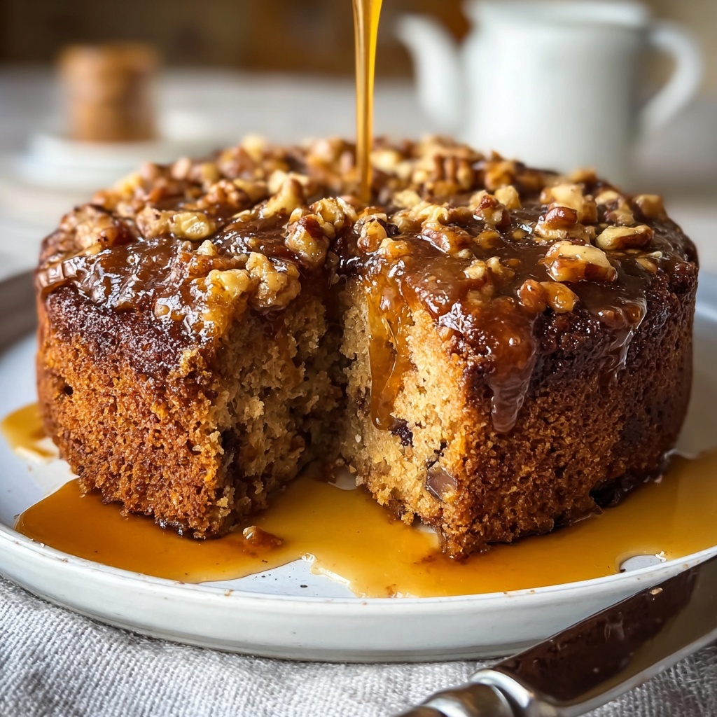 Walnut and Date Cake Recipe - Recipe Image