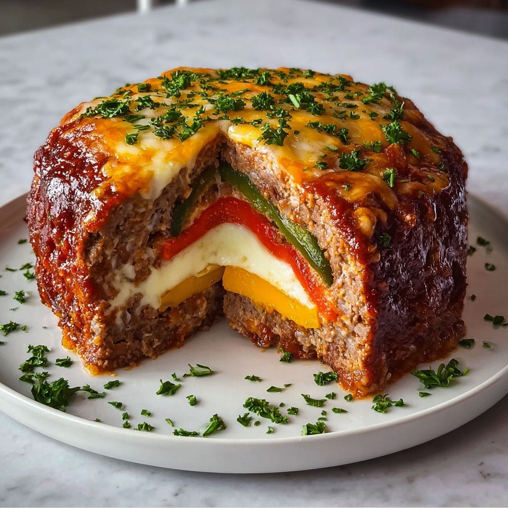Comforting Stuffed Meatloaf Roll: A Delicious Family Recipe - Recipe Image